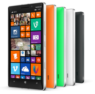 Microsoft Lumia 930, oranžová