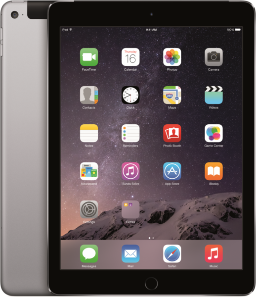 APPLE iPad Air 2, 12/8GB, Wi-Fi, 3G, šedá